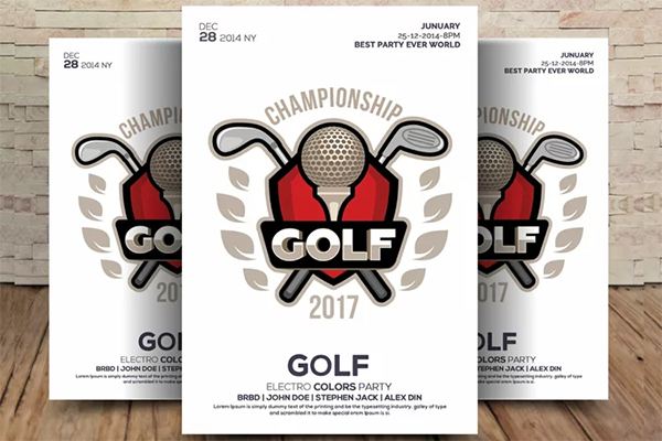 Download Golf Tournament Brochure Template