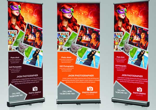Download Photography Roll Up Banners Template