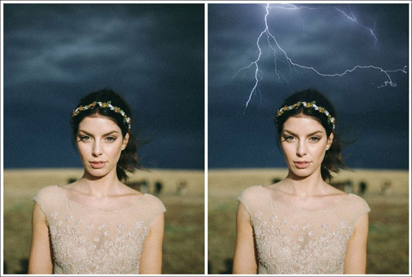 Download Electrical Lightning Photoshop Action