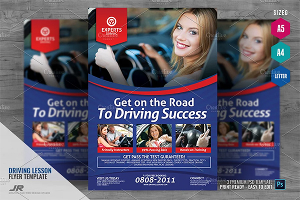 Driving Lesson Services Flyer
