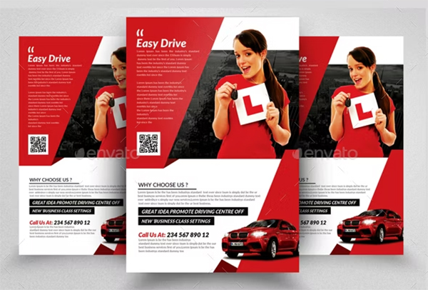 Driving School Flyer