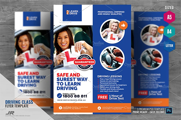 Driving School Promotional Flyer