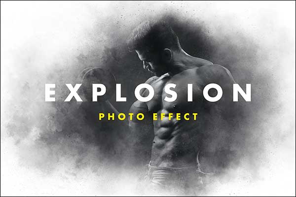 Dust Explosion Photo Effect