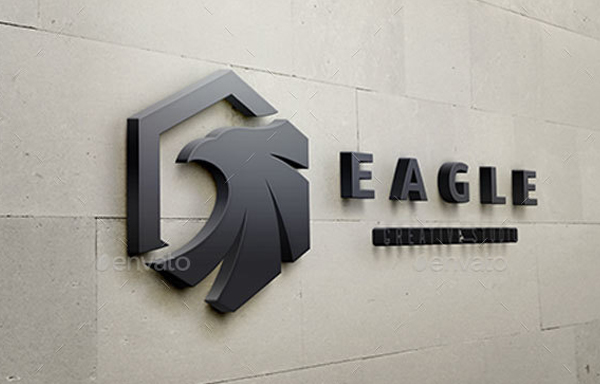 Eagle Logo PSD Template