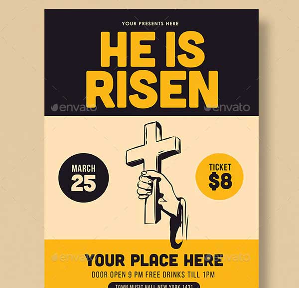 Easter Day PSD Flyer