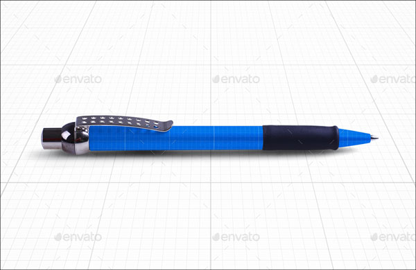 Editable Ballpoint Pen Mockup