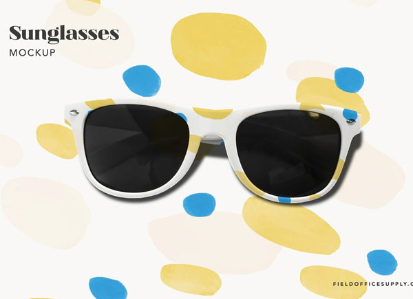 Editable Sunglasses Mockup