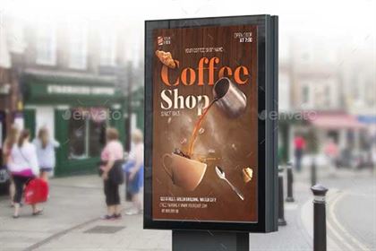 Editable Coffee Shop Flyer Template
