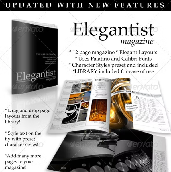 Elegant Art Magazine Template