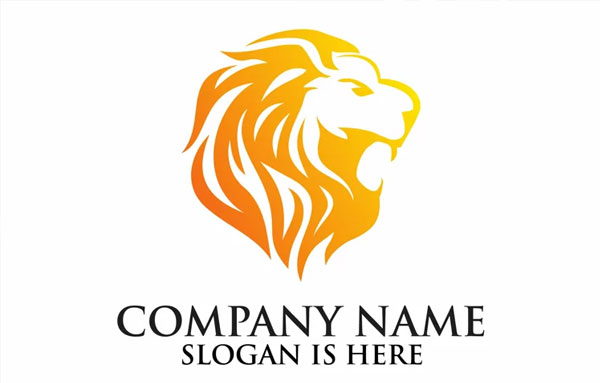 Elegant Lion Head Logo Templates