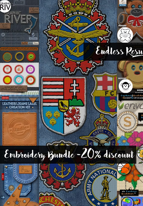 Embroidery and Stitching Bundle