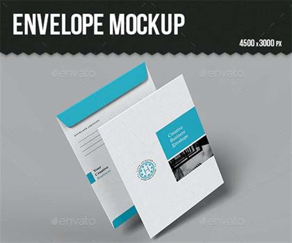 Envelope C4 Mockup Template
