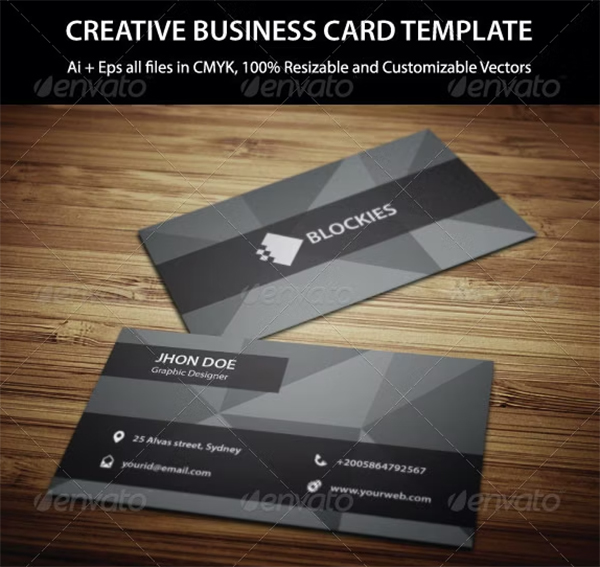 Exclusive Business Card PSD Template