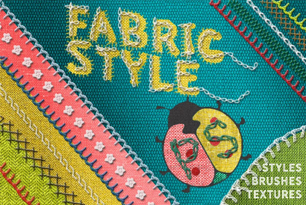 Fabric Styles Stitch PS Actions