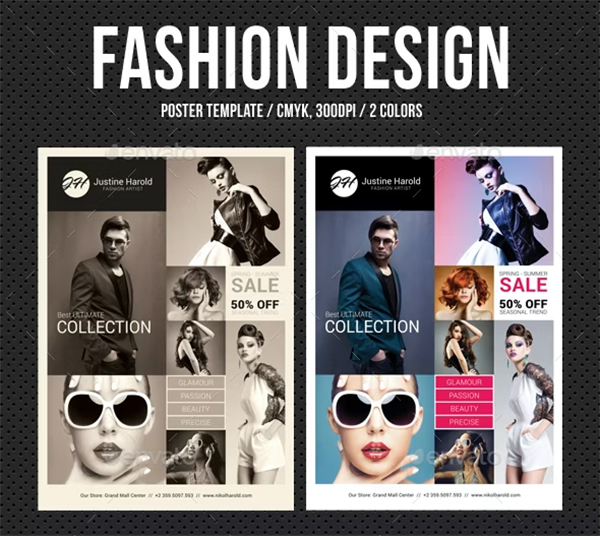 Fashion Poster Template Design