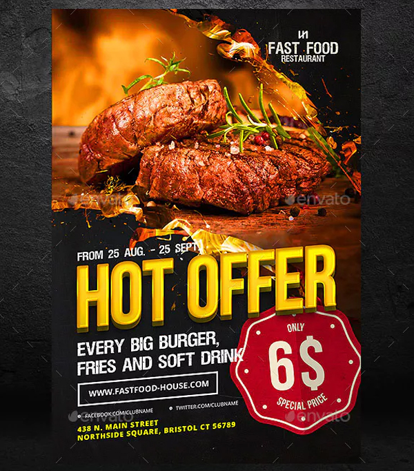 Fast Food Flyer Template
