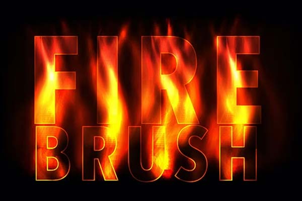 Fire Brushes For Realistic Effect