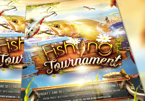 Fishing Tournaments Flyer Templates