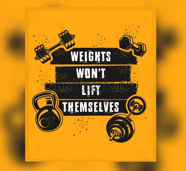 Fitness  Vector Poster Template