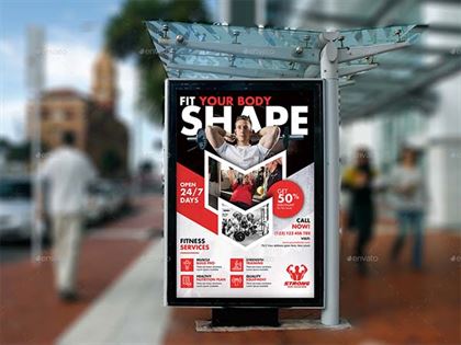 Fitness and Gym Poster Templates