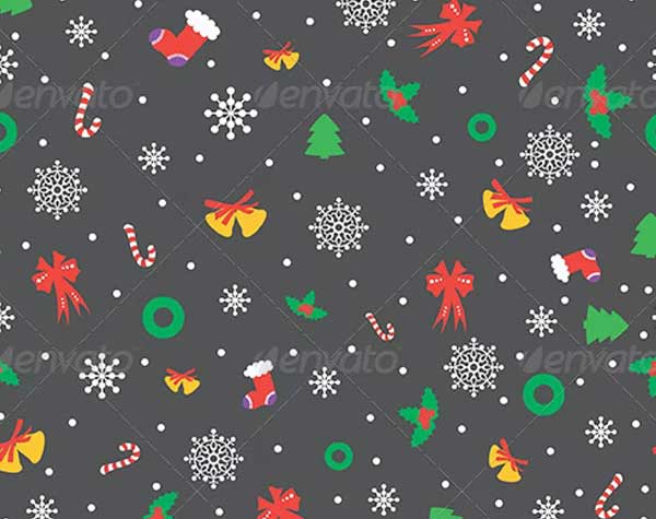 Flat Design Christmas Pattern