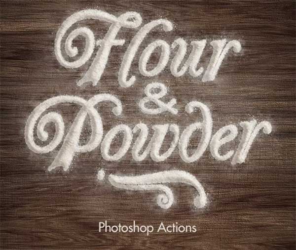 Flour & Powder - Photoshop Actions
