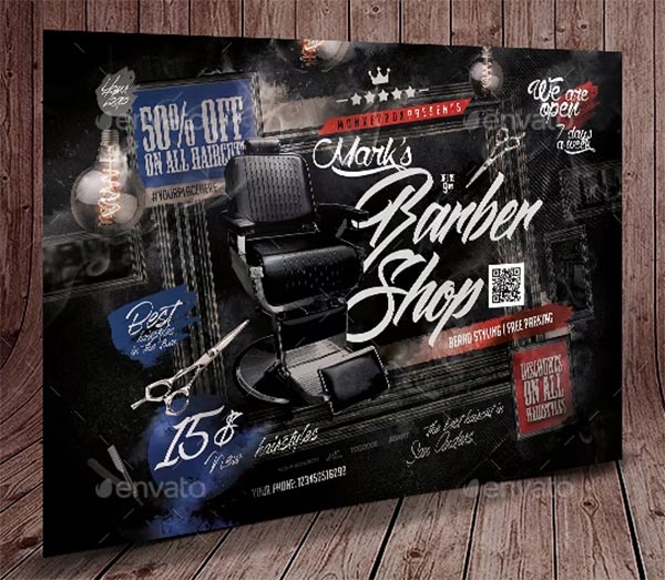 Flyer Barbershop Template