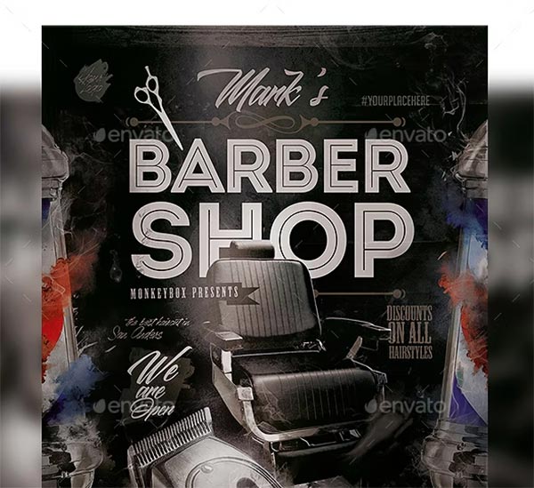 Flyer Barbershop Templates