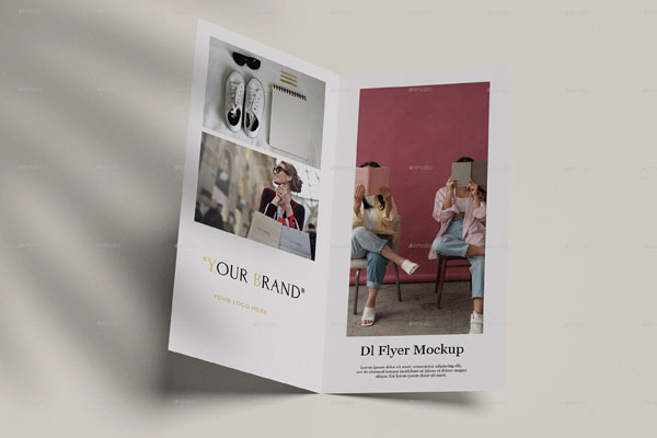 Folded Flyers Mockups Bundle