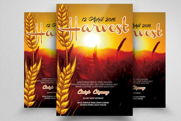 Food Harvest Drive Flyer