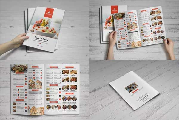 Food Menu Restaurant Brochure Bundle