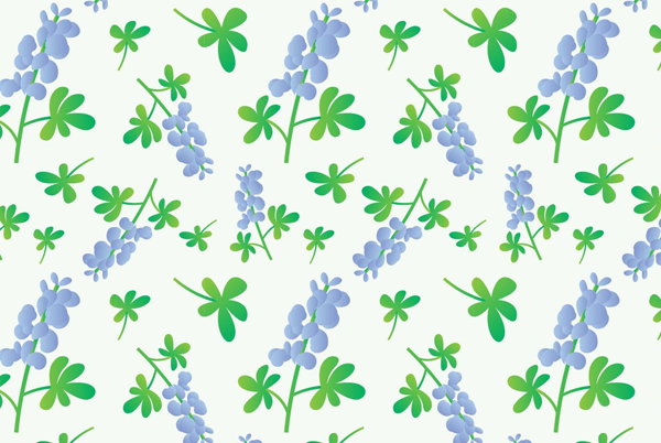 Free Bluebonnet Flower Pattern