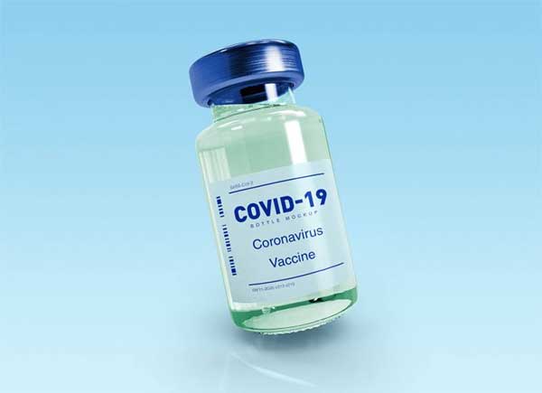 Free COVID Vaccine Bottle Mockup Template