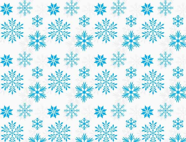 Free Christmas Snow Flakes Pattern Design