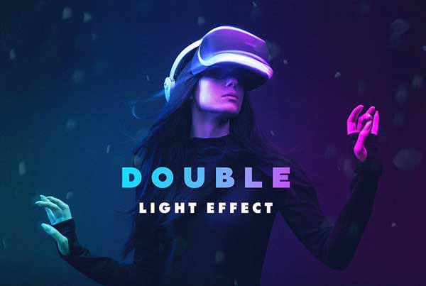 Free Double Light Photoshop Actions