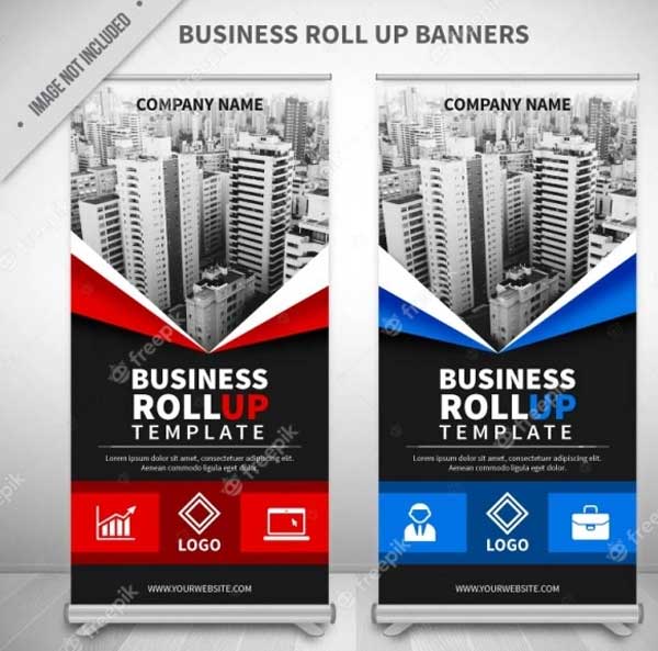 Free Download Fantastic Business Roll Up Banners