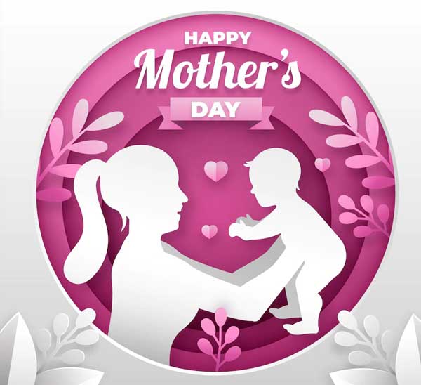 Free Mother's day Paper Style Icon