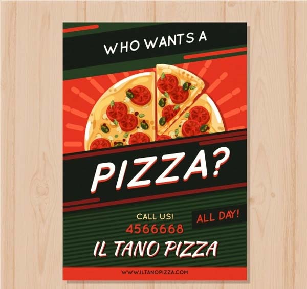 Free Pizza Brochure Template