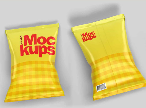 Free Sample Snack Packaging Mockups
