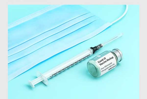 Free Vaccine Vial Mockups - Free PSD Mockups Download