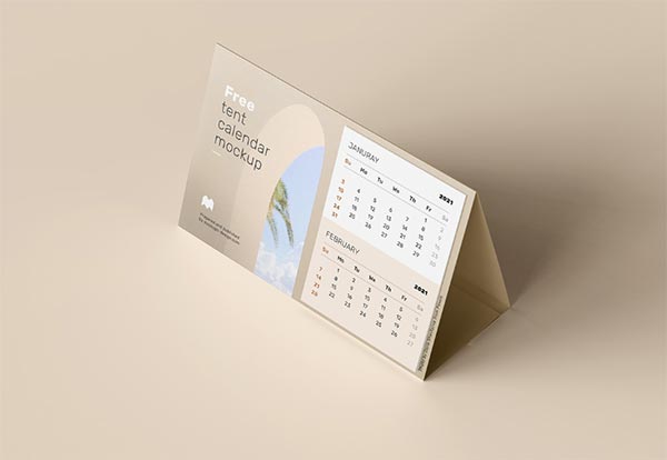 FreeTent Calendar Mockup