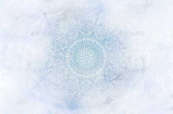 Frosty Blue Background