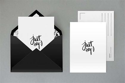Fully Layered Envelope Mock up Template