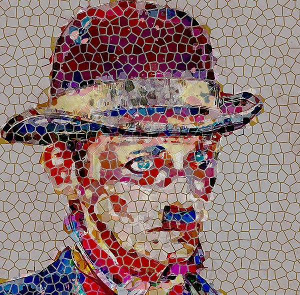 Gaudi Mosaic Photoshop Artwork