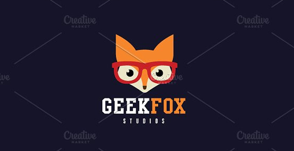 Geek Fox Logo Template
