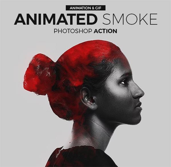 Gif Animated Smoke Photoshop Actions