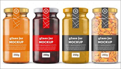 Glass Jars Mock-Up