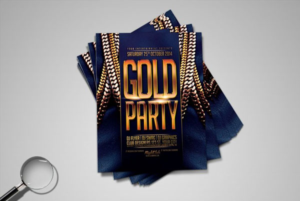 Gold Party | Urban Flyer Template