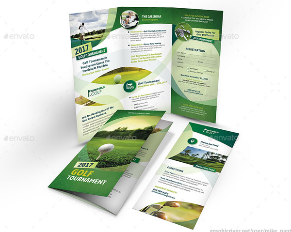 Golf Brochure Bundle Templates