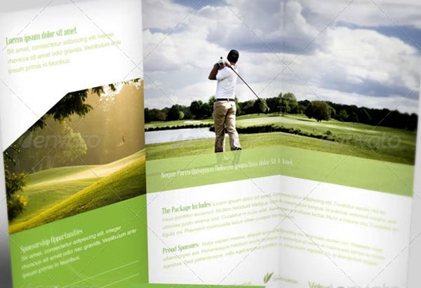 Golf Classic Event Brochure Template